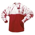 thumbnail image 2 of Women's Cardinal Arkansas Razorbacks Tie-Dye Long Sleeve Jersey T-Shirt, 2 of 3