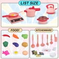 thumbnail image 7 of UUGEE Kids Pretend Play Kitchen Accessories Set Toys, Toddler Play Food Cooking Playset, Christmas Brithdays Gift for Girls Boys, 7 of 7