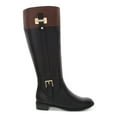 thumbnail image 3 of KAREN SCOTT Womens Black Goring Buckle Accent Comfort Deliee2 Round Toe Block Heel Zip-Up Riding Boot 6.5 M, 3 of 4