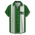 thumbnail image 2 of Chemises à Manches Courtes pour Femmes, Chemise Décontractée à Col Rabattu avec Boutons en Polyester 100 % Léger pour Toutes les Saisons, Chemises à Manches Courtes pour Hommes à Boutons, 2 of 8