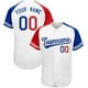 thumbnail image 1 of 2024 Cross-border American Baseball Suit Cardigan Cross-American Printed Men's and Women's Cardigan Casual Button Baseball Jersey Short Sleeve, 1 of 5