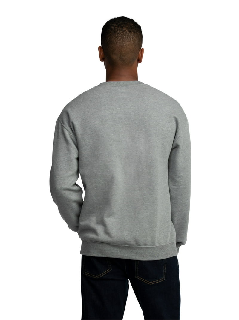 Fruit of the Loom Men's EverSoft Fleece Cotton Pullover Crew