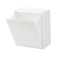 thumbnail image 2 of Organizador de almacenamiento para encimera de tocador de baño, dispensador, contenedor, caja para escritorio Blanco, 2 of 9