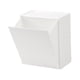 thumbnail image 2 of Organizador de almacenamiento para encimera de tocador de baño, caja dispensadora, contenedor para dormitorio Blanco, 2 of 9