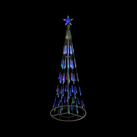 9 39 white double tier bubble cone christmas tree lighted lit christmas tree topper