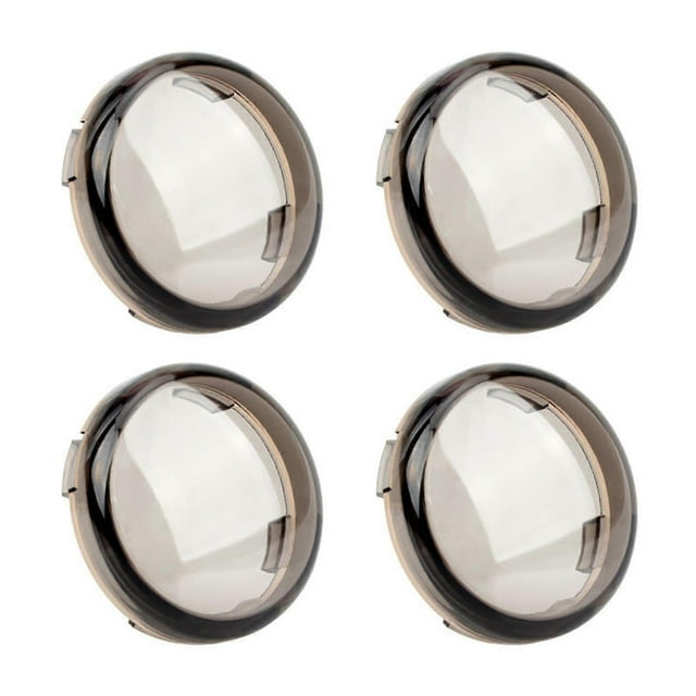 4Pcs Anti-smoke Turn Signal Light Lens Cover Motorcycle Lampshade ABS Light Cover for Harley-Davidson