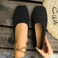 thumbnail image 5 of Women Casual Shoes Classic Loafers On Style Comfortable Flat Shoes Breathable Lightweight Structure Square Toe Design Practical Walking Shoes For Daily Leisure Wear ,Us Size:12, 5 of 8