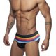thumbnail image 3 of Traje de baño corto a rayas para hombre, bañador sexy para hombre, bañador corto de playa, traje de baño de verano para surf, pantalones de bikini, bañador corto para hombre, 3 of 5