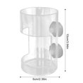 thumbnail image 3 of Acrylic Aquarium Fish Feeder Tube and Dish Set with Suction Cups,Clear Fish Feeding Station for Shrimp,Turtles,and Tropical Fish, 3 of 5