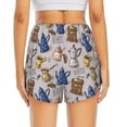 thumbnail image 4 of Goofa Antique Vintage Teapot Coffee Grinder Printed Women 2 in 1 Running Shorts,Quick Dry Athletic Workout Shorts,High Waisted Athletic Shorts with Liner Pockets-XX-Large, 4 of 9