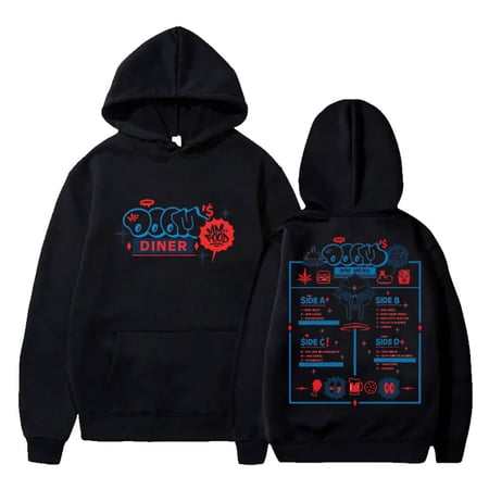 MF Doom Diner Hoodies Mm Food Album Logo Merch Hooded Cosplay Women Men Fashion HipHop Sweatshirts