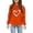 Orange, variant on WAYUTE Sweatshirts for Girls Soft Lined Heart Print Graphic Hoodies Playful Pullover for Toddler Kids Child Casual Dailywear,Purple,Size 10-11 Y