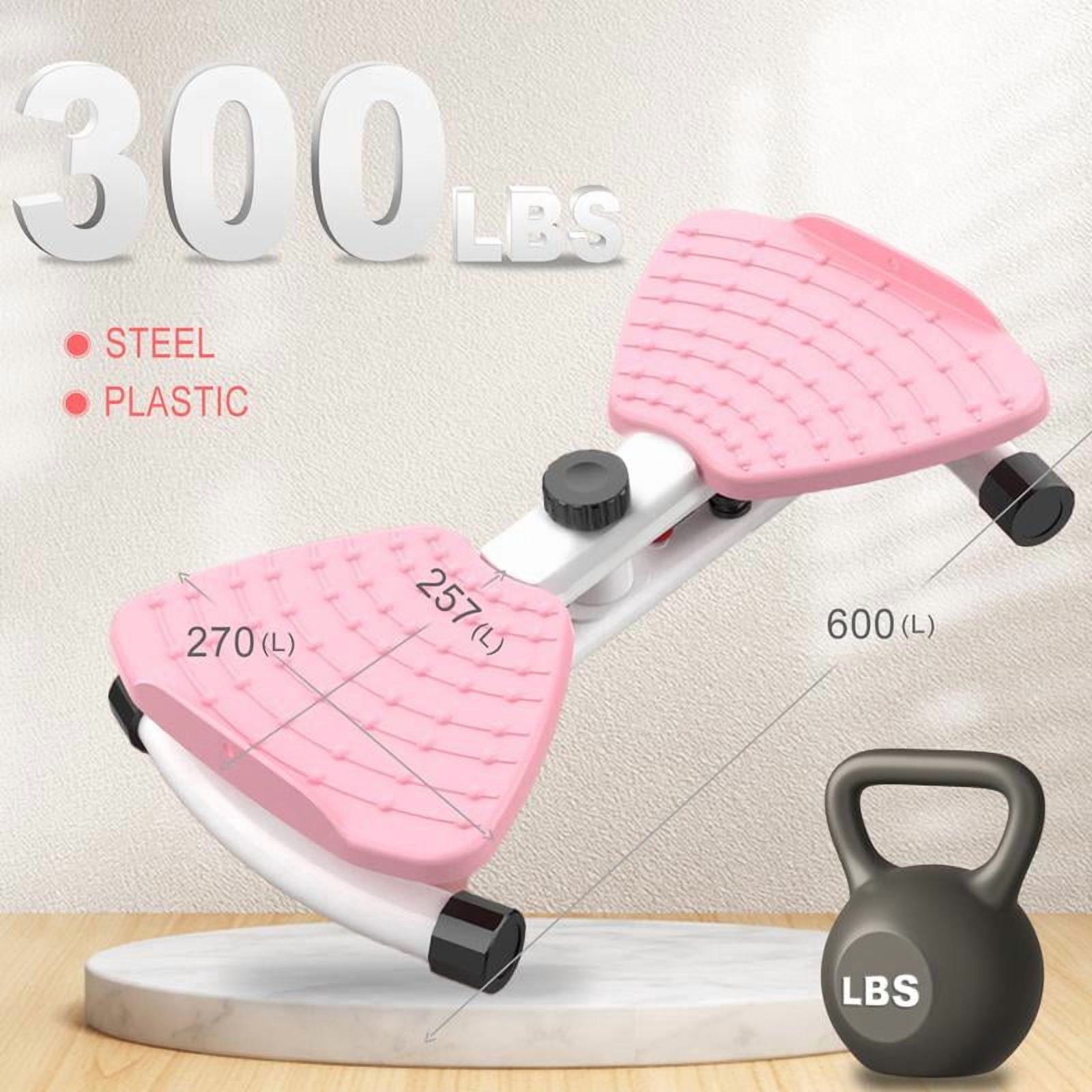 HOTWAVE Waist Twister Machine 300 lbs weighing,Ab Board for Women - Core Workout Equipment, Portable Waist Toner  for Aerobic Exercise - Home Gym Cardio