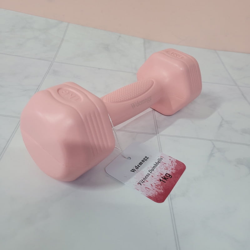 Wdemngg Fitness Dumbbells Non-Slip Hand Weights for Home Strength Training