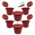 thumbnail image 7 of Shoreew Refillable Espresso Coffee Capsule Coffee Filters No Spills Reusable Espresso Pods with Spoon Brush Coffee Capsule Refill Tool, 7 of 7