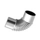 thumbnail image 2 of Codo de 90 grados de acero inoxidable Sunday para revestimiento de chimenea, curva de 90° para tubo de estufa de múltiples conductos, 2 of 8