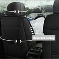 thumbnail image 4 of Tuqiang Car Seat Covers Leather Set for Mercedes-Benz for CLK220 1999-2009 Compatible Airbag Waterproof Front Rear Cushion Protector Beige, 4 of 7