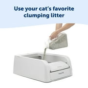 PetSafe ScoopFree Clumping Self-Cleaning Litter Box for Clumping Litter - Superior Odor Control Never Scoop Litter Again For Single and Multi-Cat Households