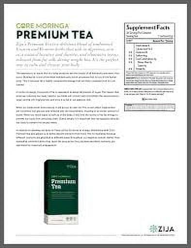Zija Premium Calm and Cleanse Detox Tea - Natural, Organic, Energy