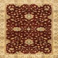 thumbnail image 1 of Ahgly Company Indoor Square Abstract Orange Oriental Area Rugs, 4' Square, 1 of 6