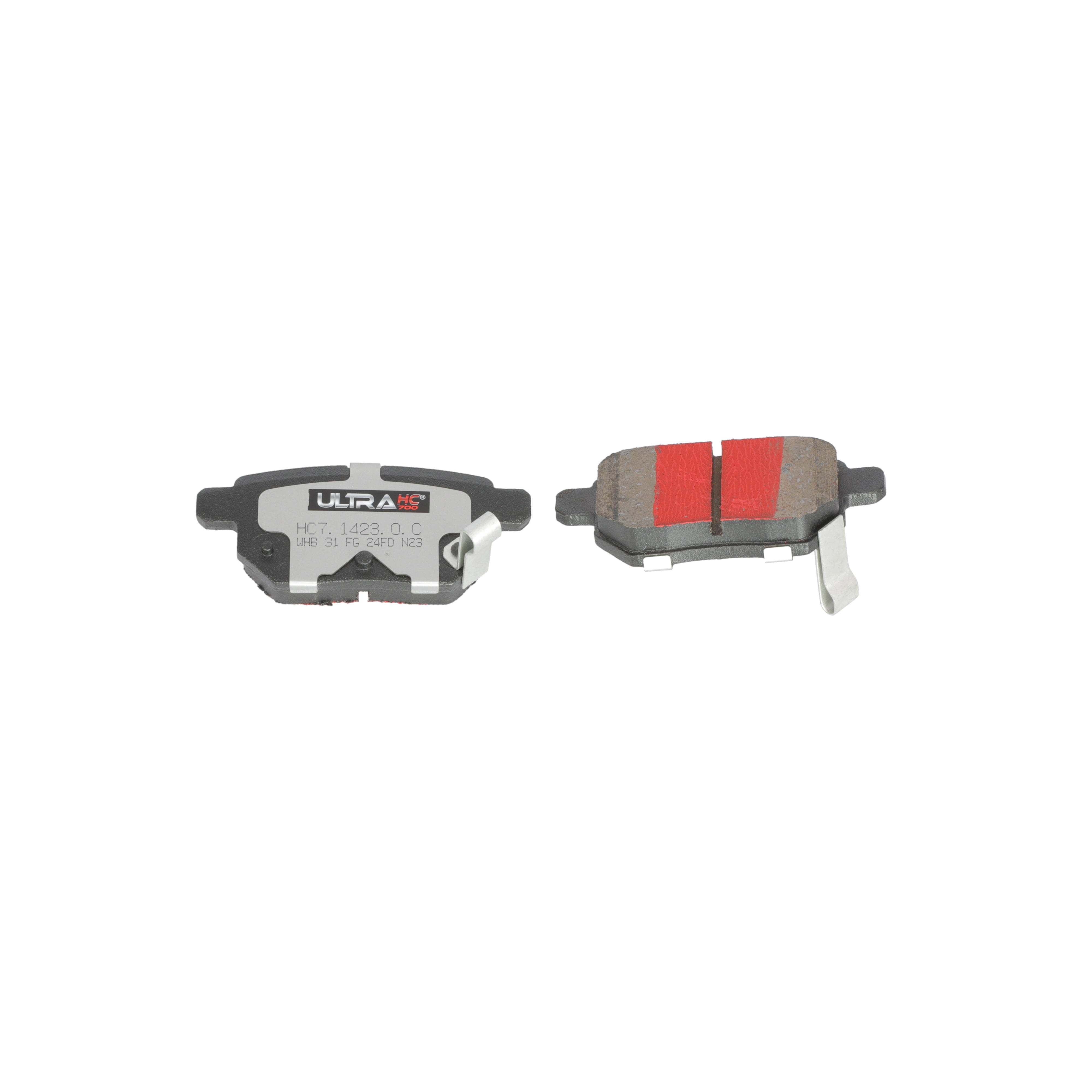 UltraHC 700 Brake Pad Set, Rear HC7.1423.0.C, Toyota Prius 2018-2010