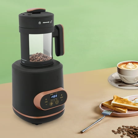 1500W 110V Electric Coffee Bean Roaster Machine Coffee Bean Roaster Roasting for Personal & Family Use