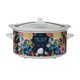 image 1 of The Pioneer Woman Fiona Floral 5-Quart Portable Slow Cooker