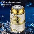 thumbnail image 3 of Men Electric Shaver Carved Chinese Dragon IPX6 Waterproof Type-C Rechargeable Mini Travel Rotary Razor Portable Hair Beard Trimmer Remover Tool, 3 of 8
