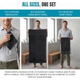 thumbnail image 5 of Utopia Towels 8 Piece Towel Set – Super Absorbent & Quicker-to-Dry, Thick 100% Ring Spun Cotton Towels for Bathroom, Spa & Hotel – 2 Bath, 2 Hand, 4 Washcloths, Black, 5 of 9