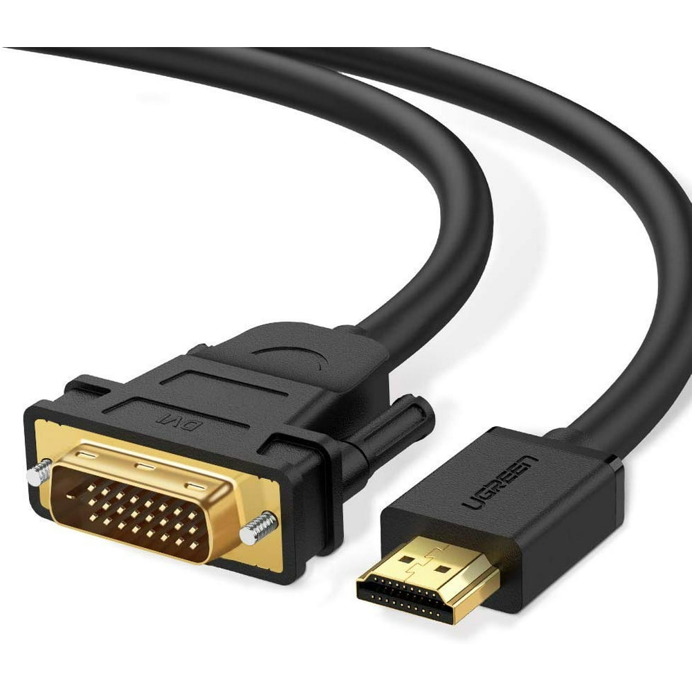 UGREEN HDMI to DVI Cable Bi Directional DVID 24+1 Male to HDMI Male High Speed Adapter Cable