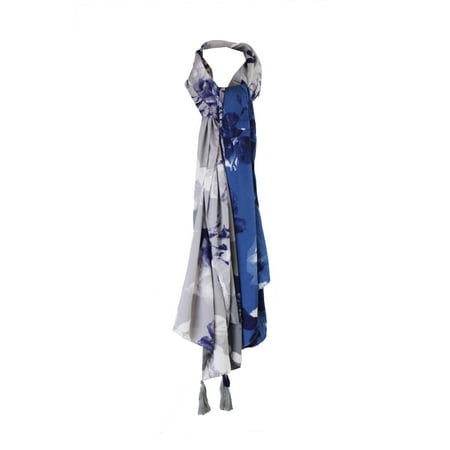 Cejon Womens Grey Blue Twin Thorns Day Wrap OS