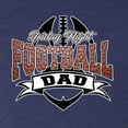 thumbnail image 2 of Wild Bobby, Friday Night Football Dad, Sports, Men Premium Tri Blend Tee, Vintage Navy, Medium, 2 of 4