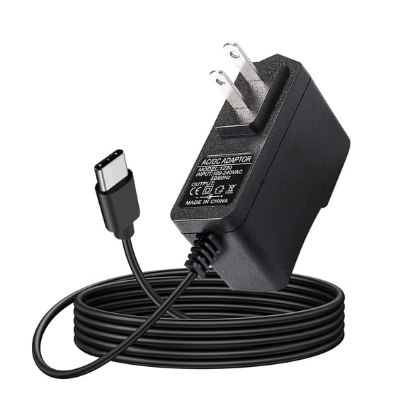 LujingZ 12V AC/DC Adapter - USB - C Power Cord comparable with AVAPOW A58, A68, A28, A08, A18 Car Jump Starters, 12V 1A Output