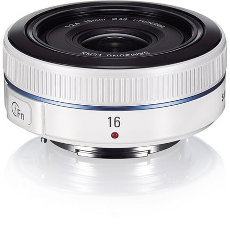 Samsung 16mm f2.4 Ultra Wide Zoom Lens For All NX Models, White