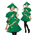 thumbnail image 4 of Family Christmas Cosplay Costume Dress Short Sleeve Funny Christmas Tree Skirt Xmas Party Outfit, 4 of 6