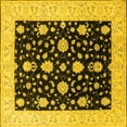 thumbnail image 1 of Ahgly Company Indoor Square Oriental Yellow Traditional Area Rugs, 8' Square, 1 of 4