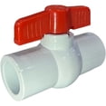thumbnail image 6 of Schedule 40 PVC Ball Valve 3/4″ – Slip x Slip, Red T-Handle Shut-Off Valve for Irrigation & Cold Water, 2 Pack, 6 of 6