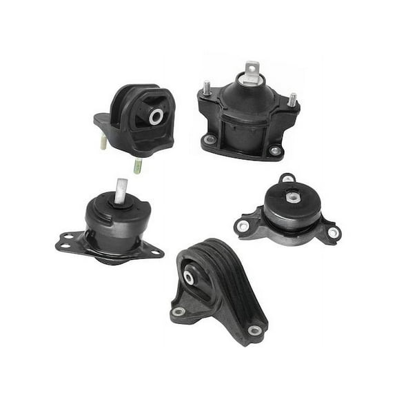 Engine Mount and Transmission Mount Kit - 5 Piece - Compatible with 2013 - 2017 Honda Accord 2.4L 4-Cylinder (For Automatic or CVT Transmissions Only) 2014 2015 2016
