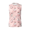 thumbnail image 6 of Picia Easter Rabbit mens Cotton Tank Undershirts , Moisture-wicking Ribbed Tanks, Lightweight Cotton Tank Undershirts-Small, 6 of 8
