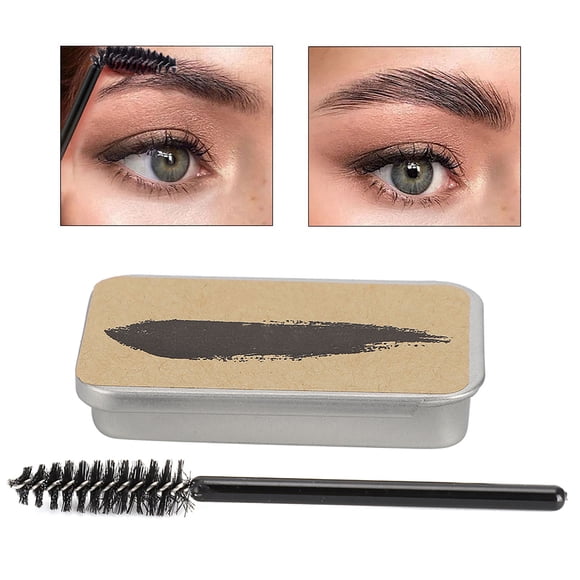 Crema Para Cejas, Extracto De Plantas, Bálsamo De Maquillaje Ligero Para Cejas, Fácil Operación Con Cepillo En Espiral De 90 Para Maquillaje Diario