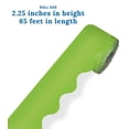 thumbnail image 3 of Carson Dellosa Education Lime Rolled Scalloped Border, 65 Feet Per Roll, Pack of 3, 3 of 6