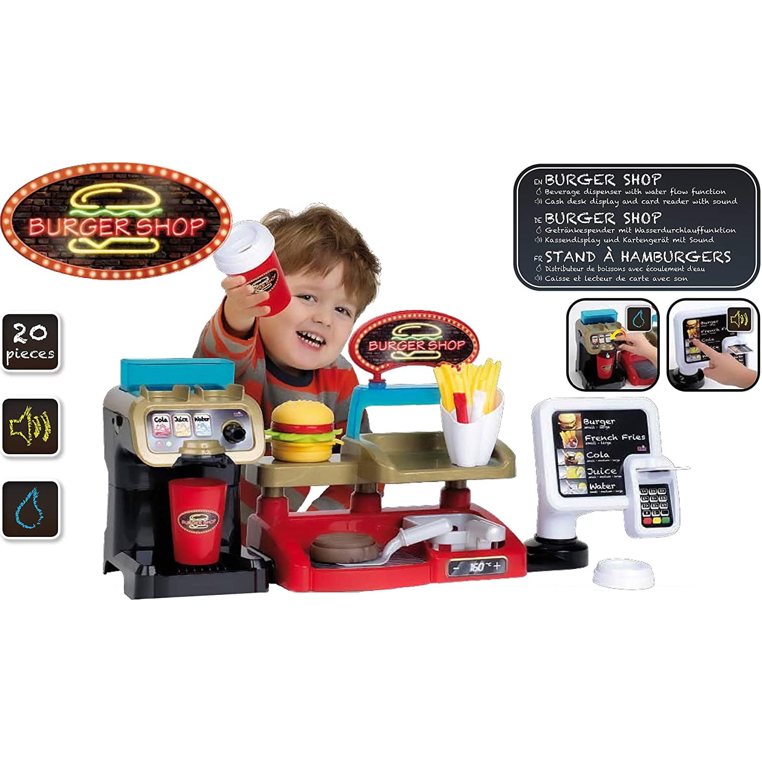 Theo Klein Toddler Kids Mini Toy Coffee Shop Store And Role Play