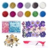 Resin Jewelry Making Supplies Kit Resin Decoration with Glitter DIY Craft 49pcs