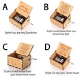 thumbnail image 4 of Handmade Wooden Engraved Hand Crank Music Box Birthday Gift for Kids Friends;Handmade Wooden Engraved Hand Crank Music Box Birthday Gift for Kids Friends, 4 of 8
