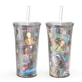 thumbnail image 1 of Set de vasos con pajita Zak Designs Vin Scully, 600 ml, Dodger Baseball, 1 of 7