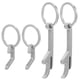 thumbnail image 1 of 4pcs Keychain Bottle Opener Beer Bottle Opener with Key Chain Bottle Opener Can Opener Mixed Style, 1 of 4
