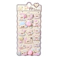 thumbnail image 1 of Cute Cartoon Animal Butt Stress Relief Stickers (Panda & Shiba Inu), Soft Squeezable Fidget Decals, Sensory Toy for Anxiety & Fun, Reusable PVC Patches for Phone Case & Laptop, 20x10cm, 1 of 8