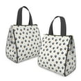 thumbnail image 2 of Black Dog Puppy Paw Insulated Lunch Bag for Women & Adults,Large Portable Soft Cooler Lunch Bag,Thermal Food Storage Tote with Pearl Cotton,8.66L,8.75x5.75x9.5 Inch, 2 of 6