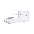 thumbnail image 4 of Pack of 2 Floating Shelf Stable Structure Mounts Save Space Premium Material Display Cases Save Space Transparent Handy Installation Wall Mount, 4 of 7