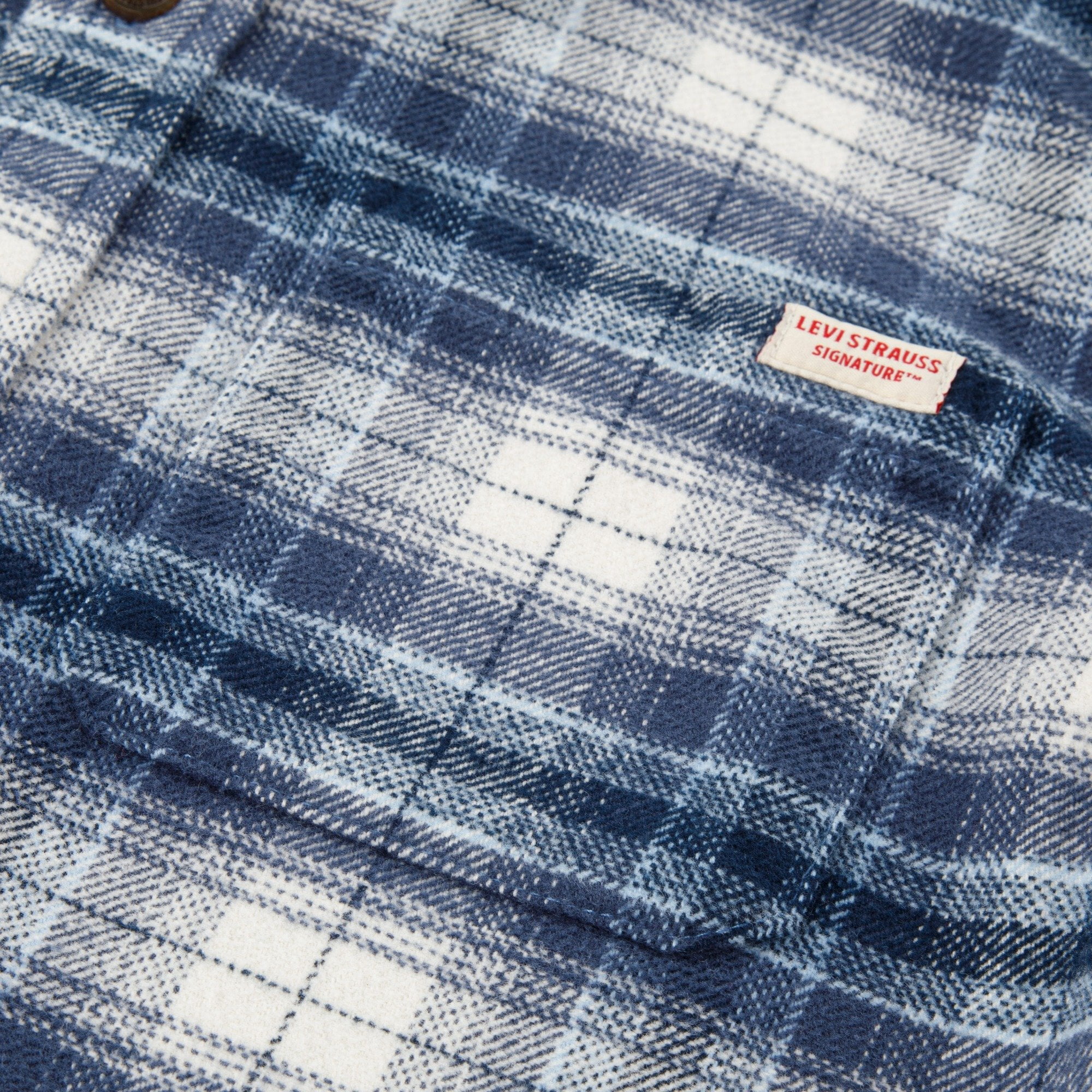 Levi Strauss Signature Boys Hooded Plaid Flannel, Sizes 4-18